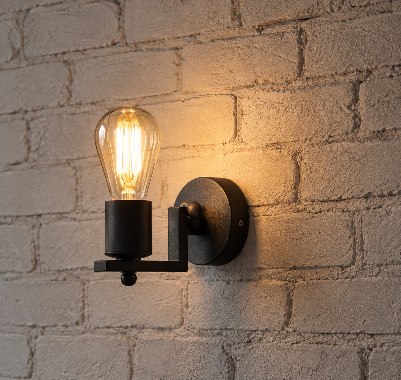 دیوارکوب مینیمال تک شعله با سرپیچ e 27 کد D106